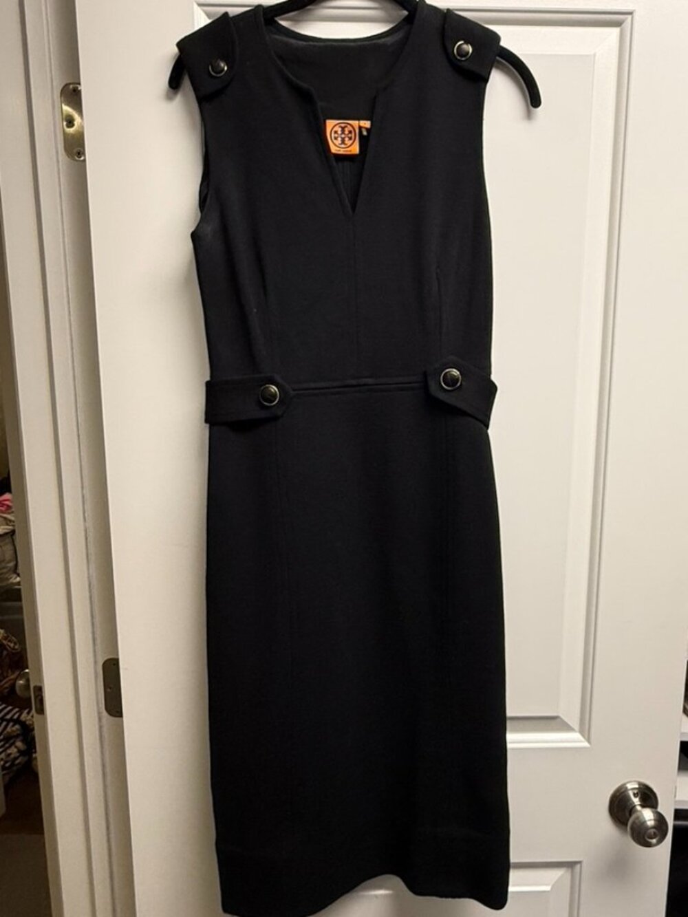 Tory Burch Navy Wool Dress